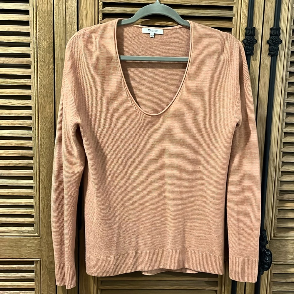 Madewell pretty pink sweater